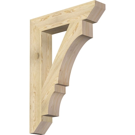 Ekena Millwork Balboa Slat Rough Sawn Bracket, Douglas Fir, 6"W x 32"D x 44"H BKT06X32X44BOA06RDF